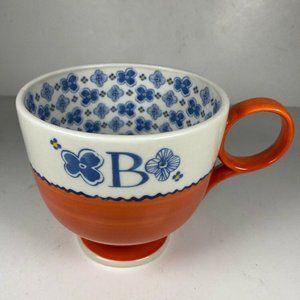 Anthropologie Monogram Mug B New